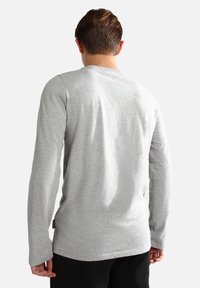 Napapijri S BOX LS - Pitkähihainen paita - medium grey melange