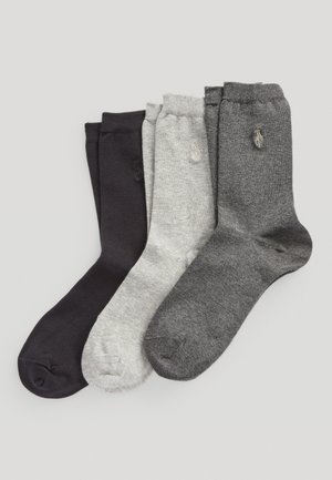 Polo Ralph Lauren CREW SOCK 3-PACK - Chaussettes - charcoal
