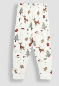 JoJo Maman Bébé CHRISTMAS PRINT REGULAR FIT SET - Pigiama - cream