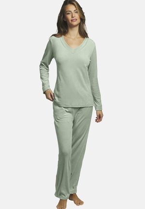 Selmark MANCHES LONGUES POLAR SET - Pyjama - vert - ZALANDO.FR