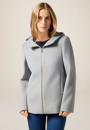 CON CAPPUCCIO E ZIP - Jas - grigio