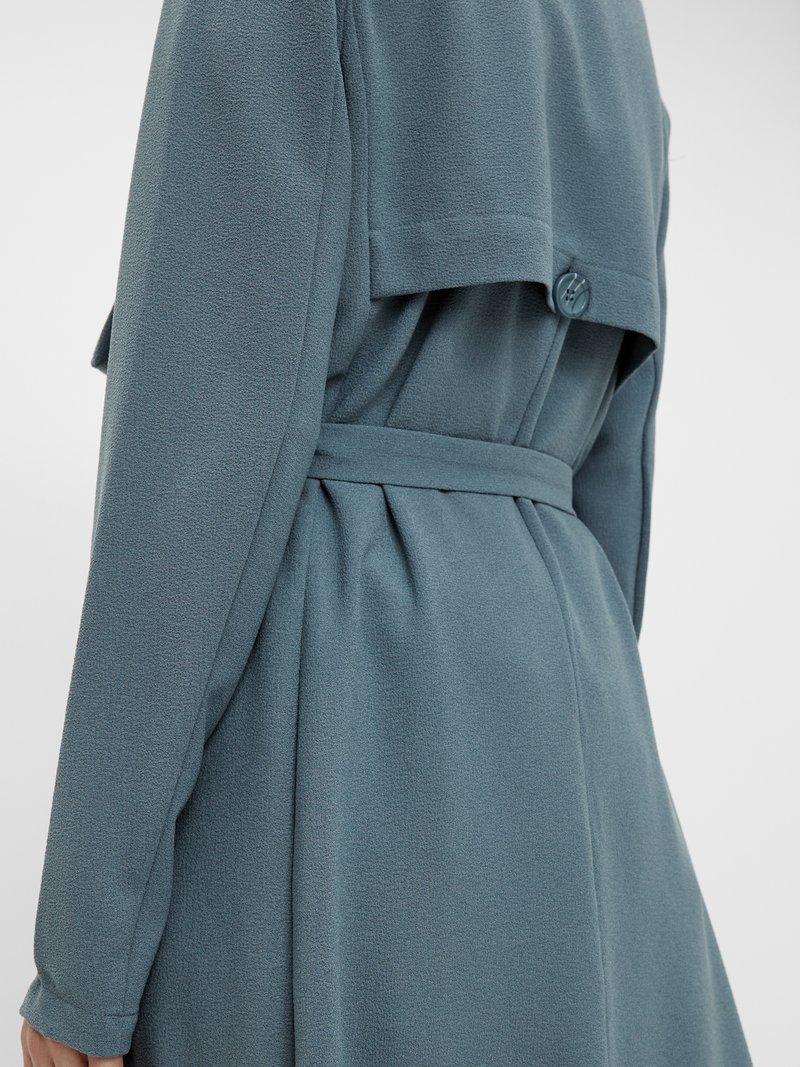 Damen Parkas | Object OBJANNLEE L/S NOOS Trenchcoat blue mirage/hellblau - RW68222 Damen Parkas | Object OBJANNLEE L/S NOOS Trenchcoat blue mirage/hellblau - RW68222