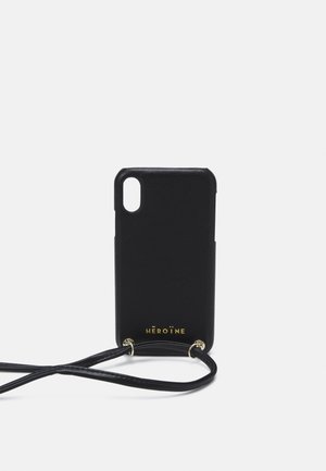 YUNA IPHONE XR HANDYKETTE NECKLACE - Phone case - black
