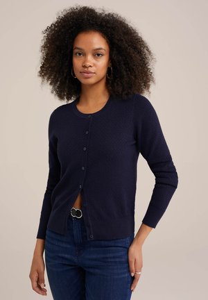 WE Fashion Strickjacke - blue