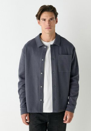 REGULAR FIT - LINEAR POPPER  - Hemd - slate grey