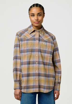 Wrangler LONG SLEEVE LOOSE WESTERN- RELAXED FIT - Hemdbluse - chai tea
