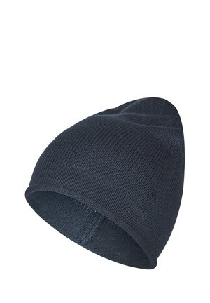 Sterntaler, GOTS STRICKMÜTZE MIT ROLLRAND UNISEX - Beanie - marine