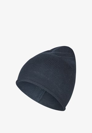 Sterntaler, GOTS STRICKMÜTZE MIT ROLLRAND UNISEX - Beanie - marine