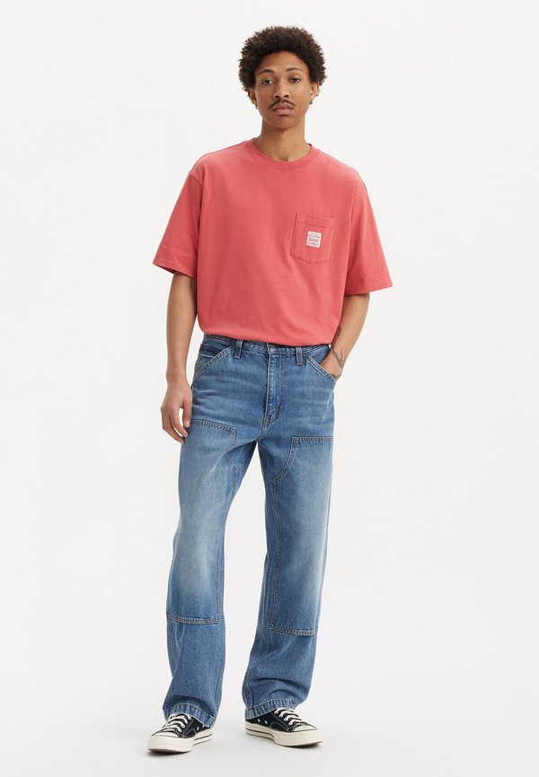 568 LOOSE KNEE - Workwear Jeans - detroit wash2