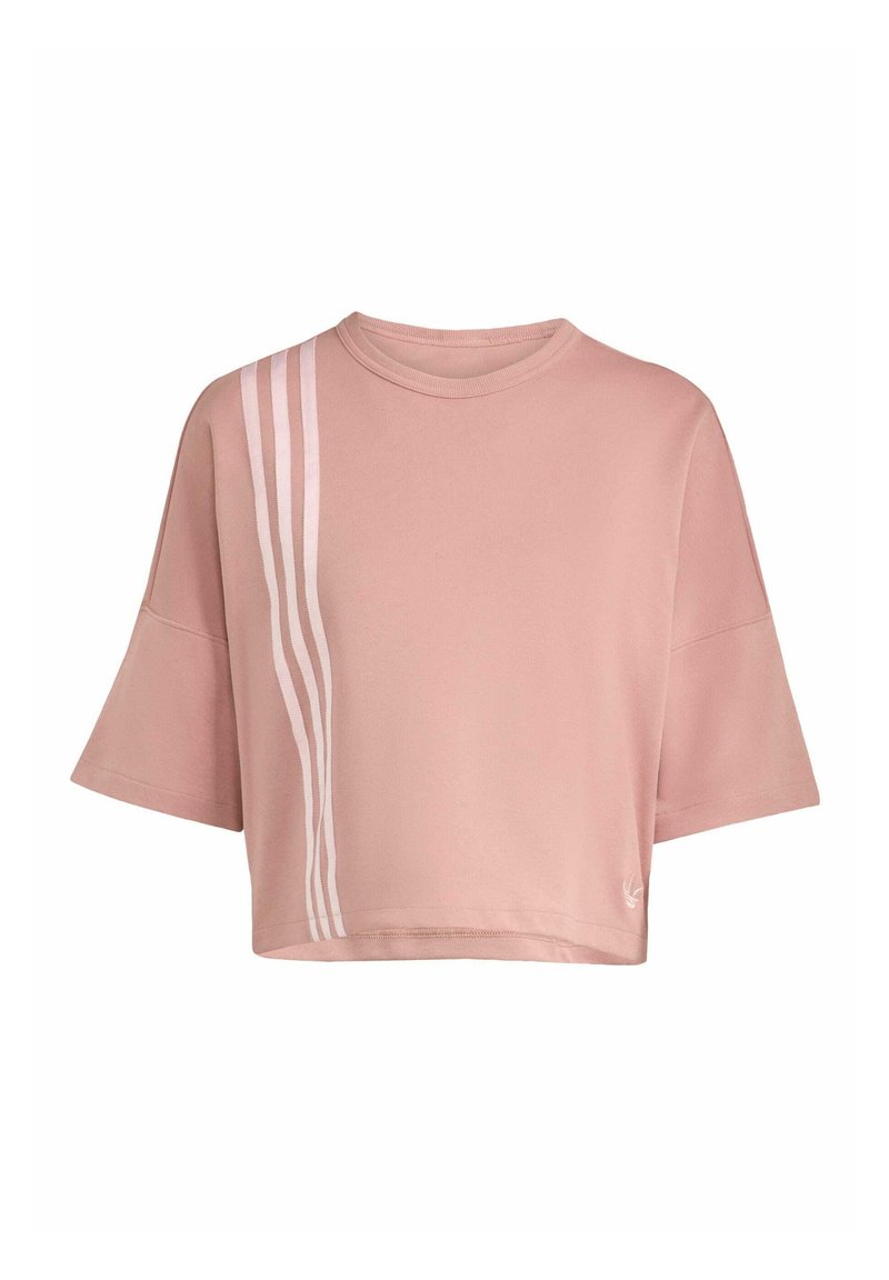 adidas Originals T-shirt print roze adidas Originals T-shirt print roze