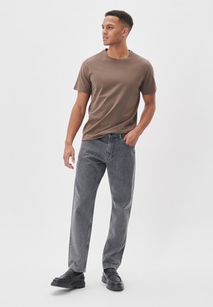 Matinique JERMALINK - T-shirts basic - morel