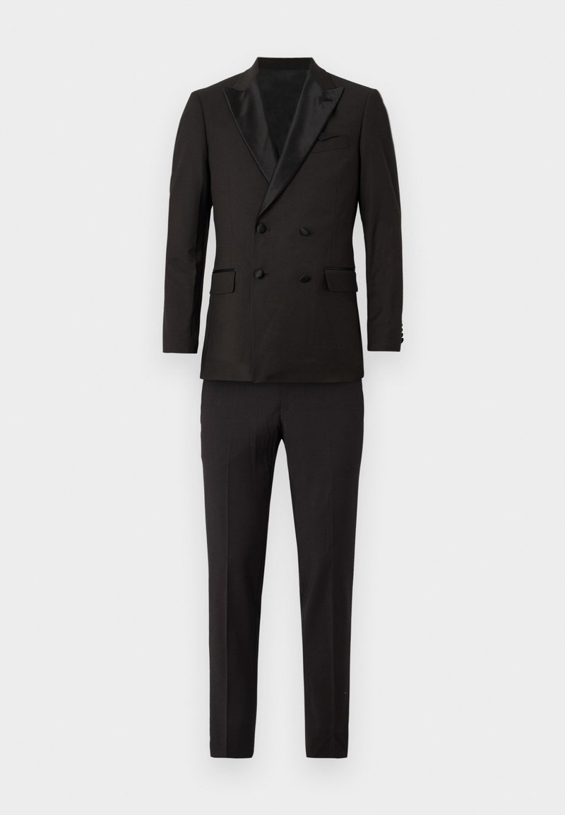 Isaac Dewhirst Kostuum donkerbruin