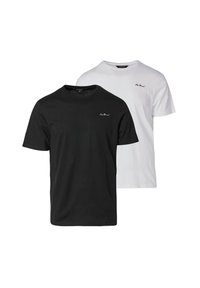 PACK OF 2 SHORT SLEEVE - Camiseta básica - black white