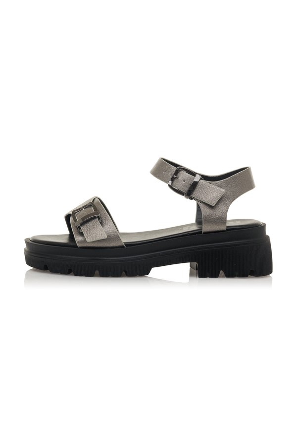 ZURI - Platform sandals - zanfa pewter4