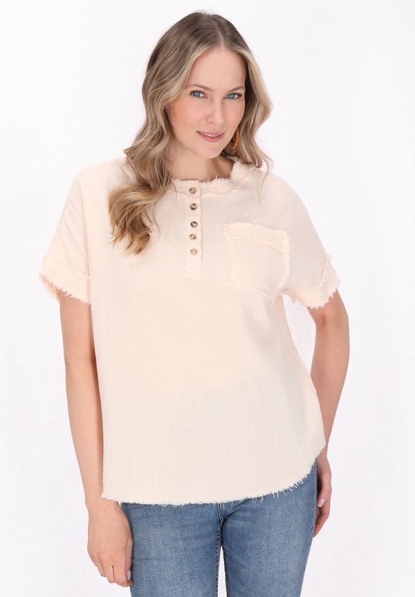 Bluse - parchment