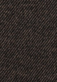 Brown herringbone-patterned fabric with a textured weave, featuring dark and light fibers for a dimensional appearance.