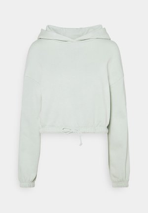 Croppped Loose Fit Hoodie - Felpa con cappuccio - green