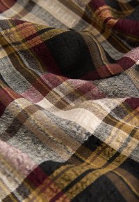 REGULAR FIT - PUFF MIDI - Dnevna obleka - brown check