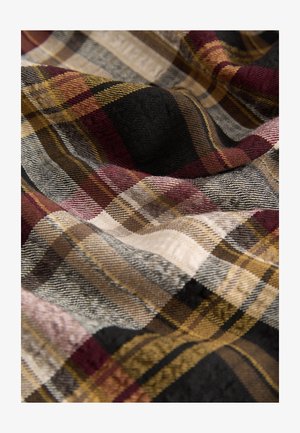 Next REGULAR FIT - PUFF MIDI - Jurk - brown check