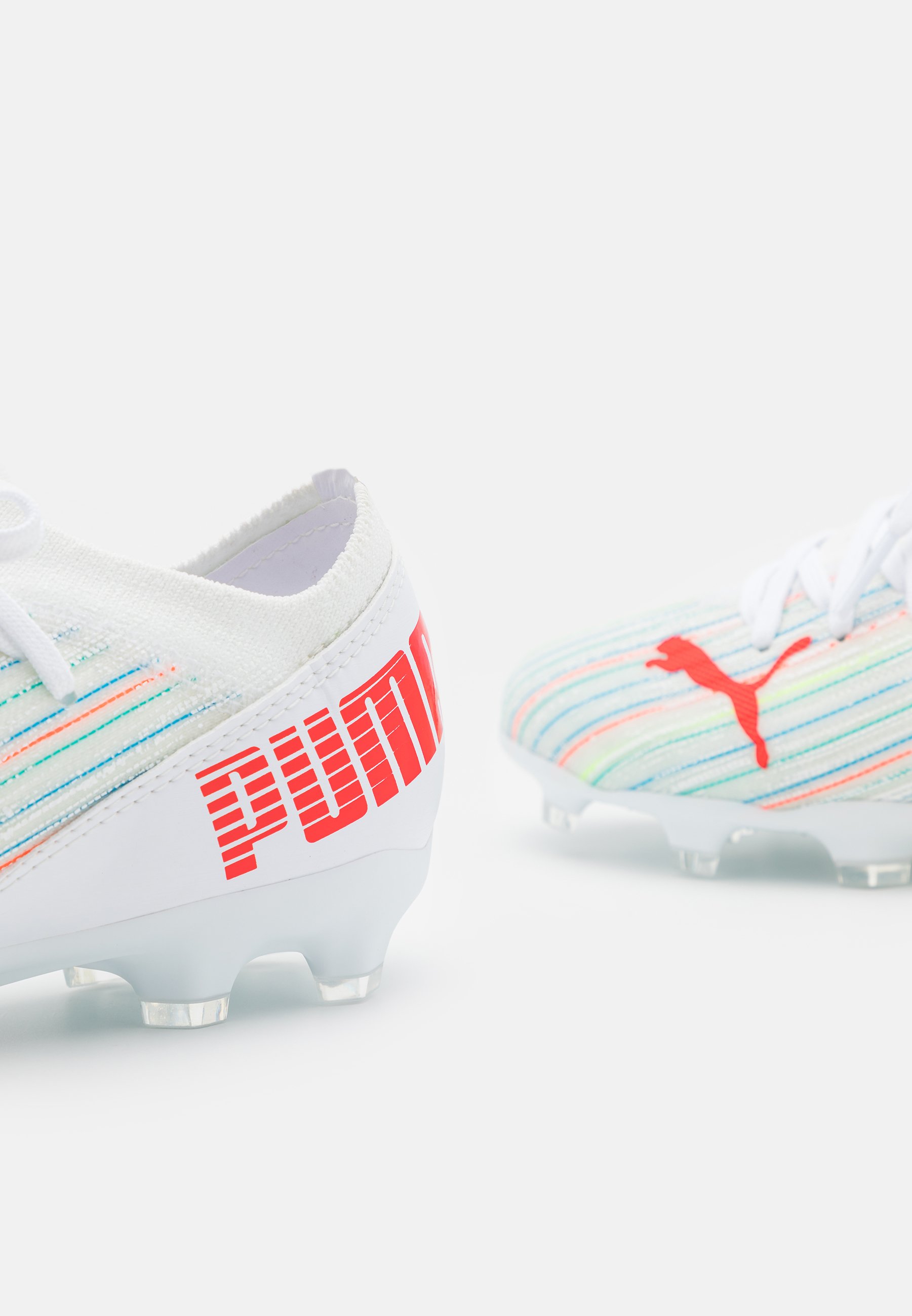 Puma ULTRA 3.2 FG/AG JR UNISEX - Botas de fútbol con tacos - white/red  blast/blanco - Zalando.es
