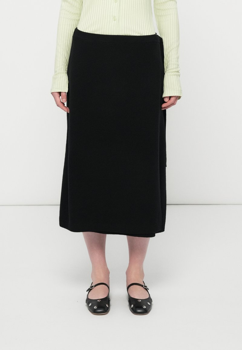 closed Wikkelrok zwart