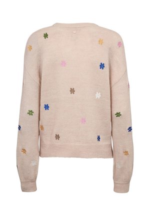 Nümph, NUFLORIE PULLOVER - Strickpullover - gray morn