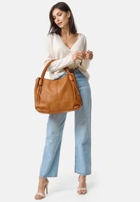 Harpa LETTIE - Shopper - cognac