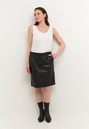 BERTA SKIRT - A-lijn rok - black