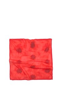 FLORAL- BANDANA - Selyemkendő - red