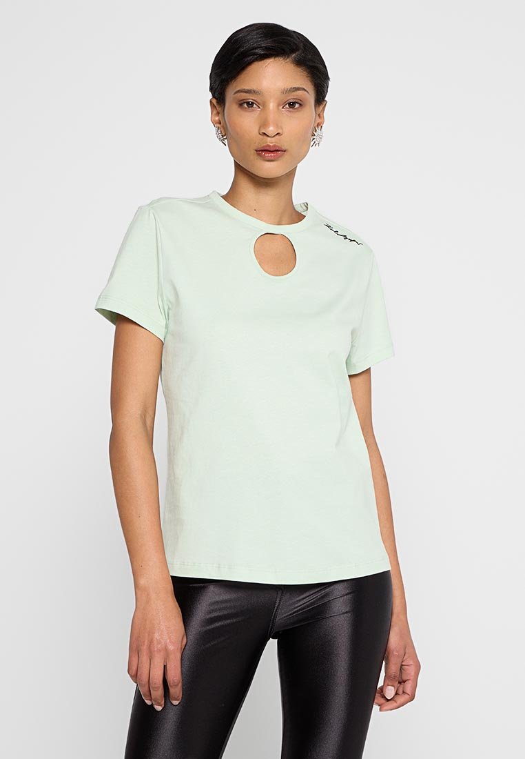 Karl Lagerfeld T-shirt basic groen