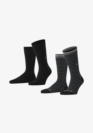 Burlington Everyday Stripe- Mixed 2-Pack - Chaussettes - schwarz