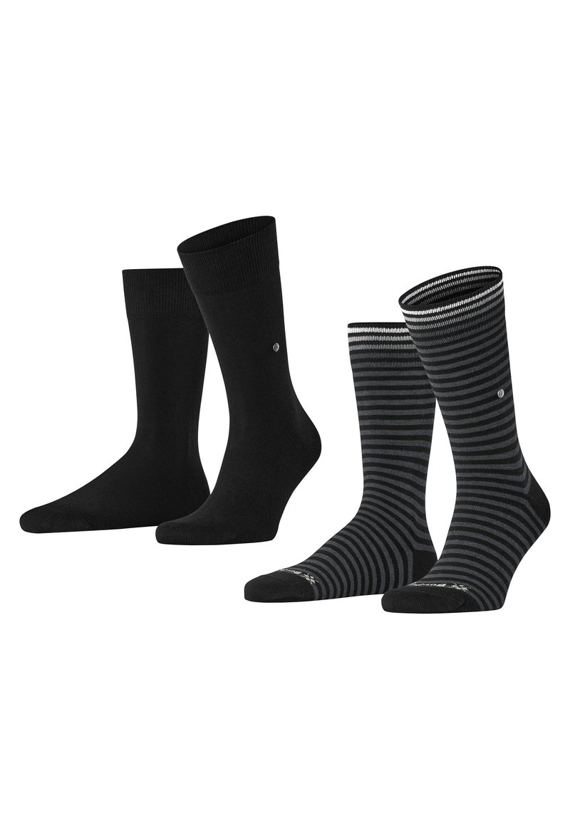Burlington ONE SIZE EVERYDAY STRIPE SO - MIXED 2-PACK - Socken - schwarz