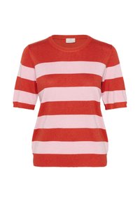 KAREGINA STRIPED - T-Shirt print - granadine lilac wide stripe