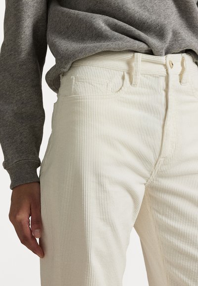 Polo Ralph Lauren COTTON CORDUROY WIDE-LEG PANT - Housut - warm white