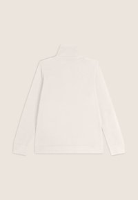 Freddy CON ZIP E COLLO ALTO E CUCITURE DECORATIVE - Sudadera con cremallera - white sand