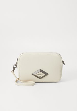 CAPRI RHOMBUS CAMERA BAG - Cross body bag - white smoke