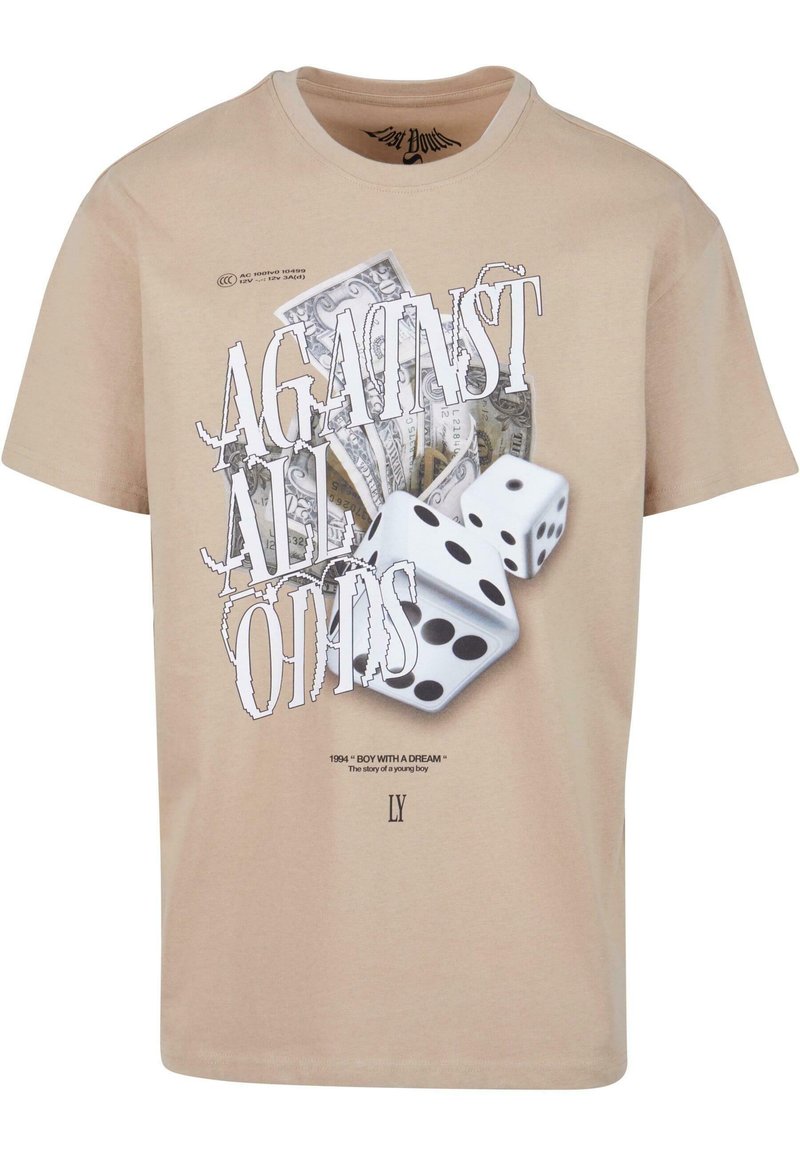 Lost Youth T-shirt print beige