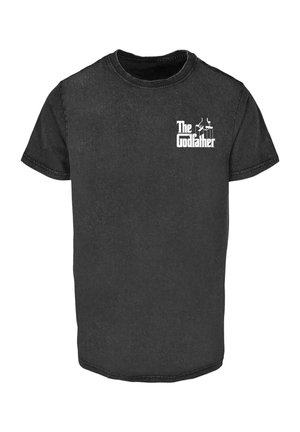 Merchcode, GODFATHER VITO - T-shirt con stampa - black