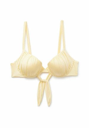 Tezenis, BUTTER SHINY GLAM PUSH-UP - Bikini-Top - yellow