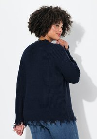 Angel of Style WITH FRINGES AND LONG SLEEVES - Trui - dark blue