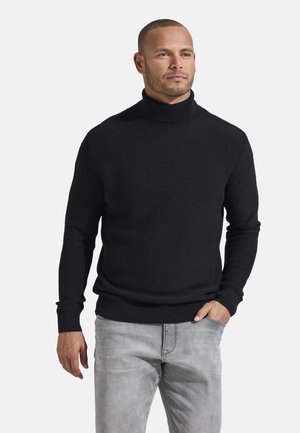 ROLLKRAGEN - Strickpullover - schwarz