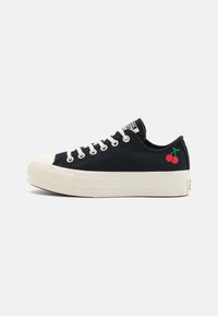 CHUCK TAYLOR ALL STAR LIFT - Matalavartiset tennarit - black/egret/red