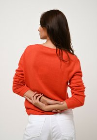 Authentic Cashmere LANFON pomarańczowy