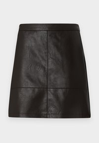 VMIDA SHORT COATED SKIRT - Fustă mini - chocolate torte