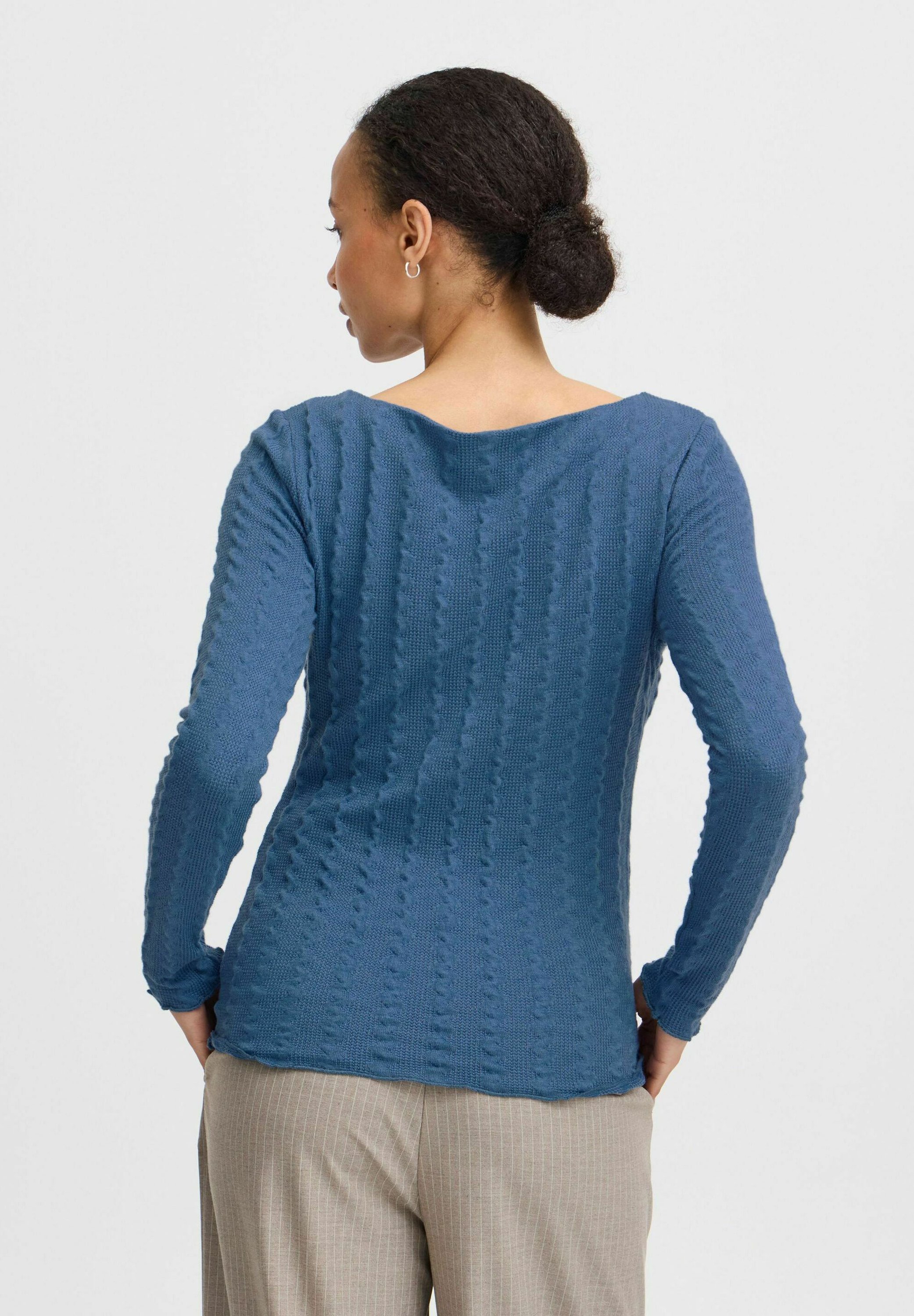 売れ筋商品|||ビーヤング ニット&セーター レディース アウター BYTHEANA - Jumper - blue horizon melange b.young BYTHEANA - Jumper - blue horizon melange/blue - Zalando