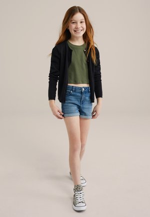 Denim shorts - dark blue