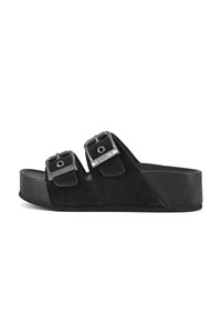 Pantolette hoch - black