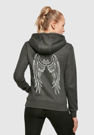 WINGS - Kapuzenpullover - charcoal