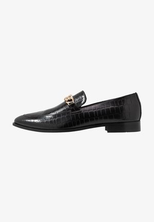 LEATHER - Mocassini eleganti - black
