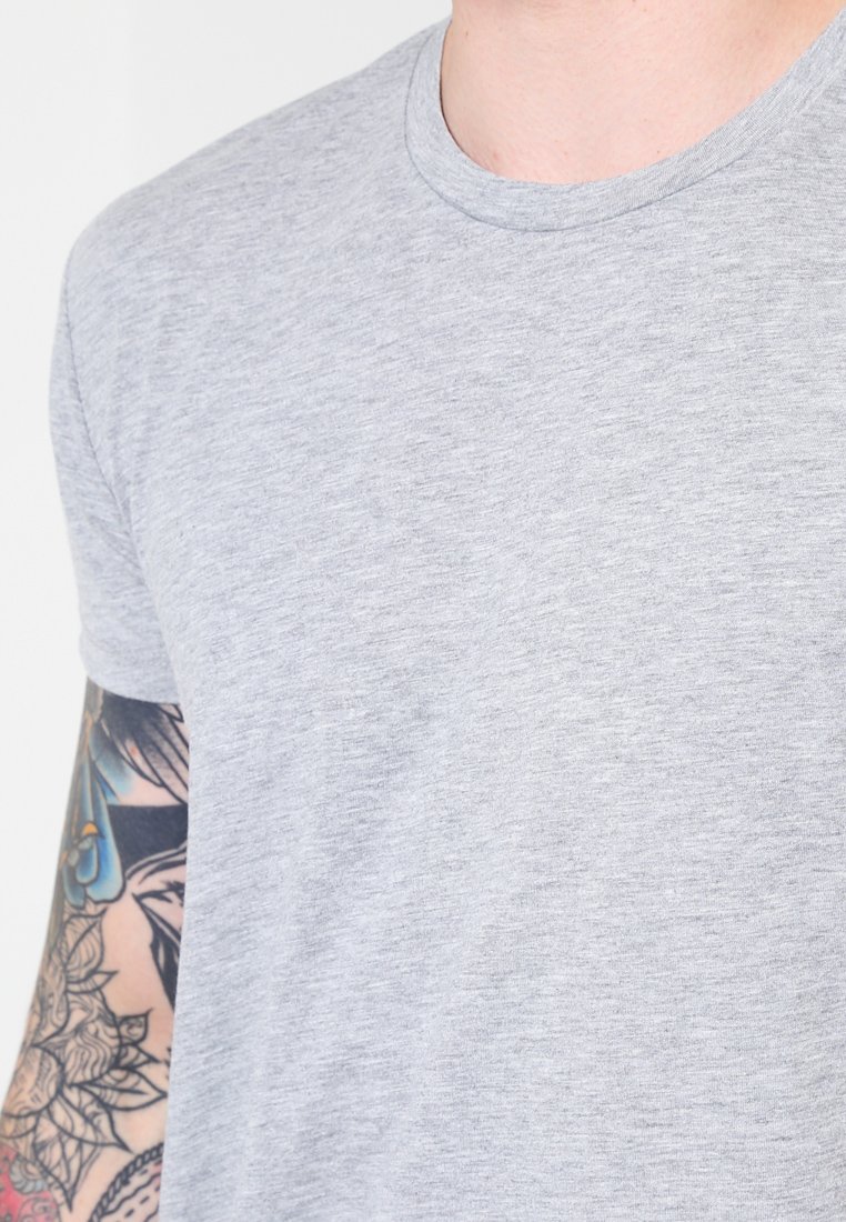 Samsøe Samsøe KRONOS T shirts light grey melange Samsøe Samsøe KRONOS - T-shirts - light grey melange